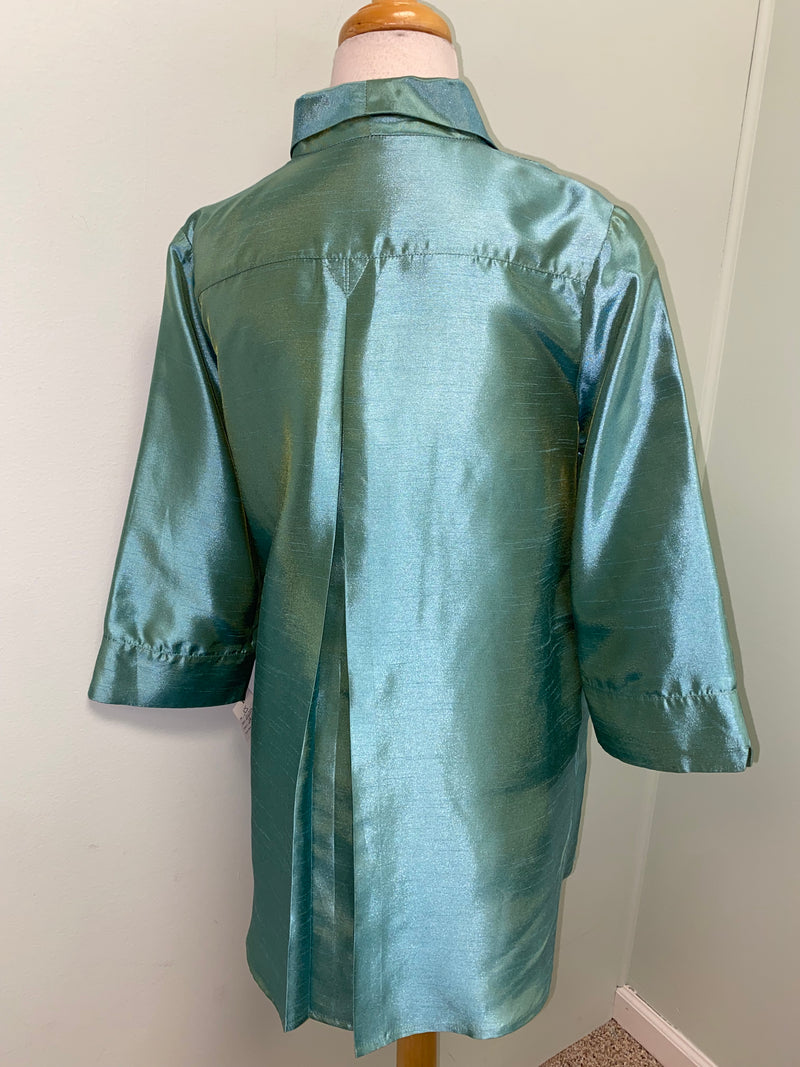 Fridaze Silk jacket XS sea green