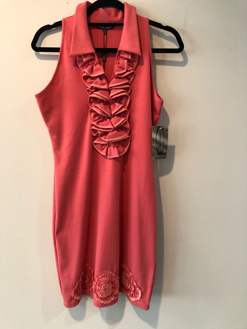 Samuel Dong coral dress size M