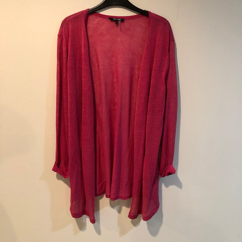 Nic+Zoe cover up linen S M XL
