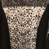 Libra long duster jacket Black/white M