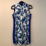 Sleeveless dress, Novelty neck, snaps, Style GF-1653-E186