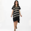 Sylca Stripe High-Low Dress MA21D22
