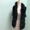 Love Token faux fur vest Black XS, M
