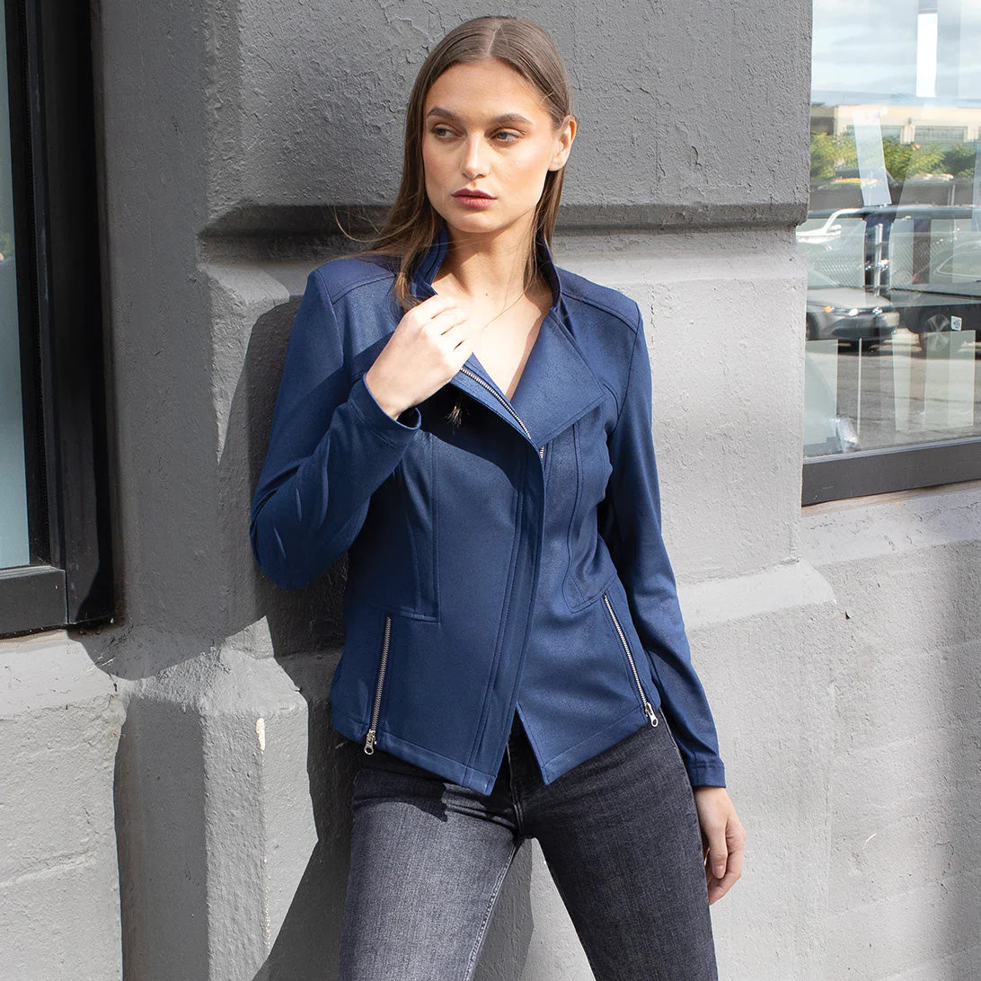 Clara sunwoo 2025 liquid leather jacket