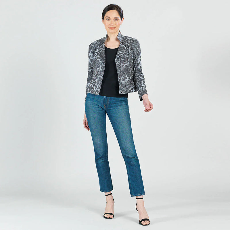 Clara Sun Woo Liquid Leather™ Double Zip Pocket Jacket JKZ Clara Sun Woo Liquid Leather™ Double Zip Pocket Jacket JKZ