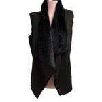 Faux Fur Vest by Love Token Size L