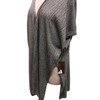 V Neck Gray Pullover Sweater Size M - L