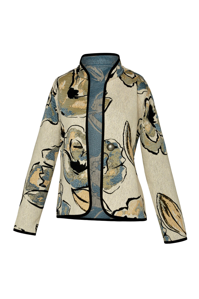 Trimdin Classic Rue De Fleur Bleue Reversible Jacket