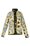 Trimdin Classic Trellis Of Flowers Sunshine Reversible Jacket