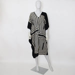 Sylca Quad Design Maxi Dress MA22D01
