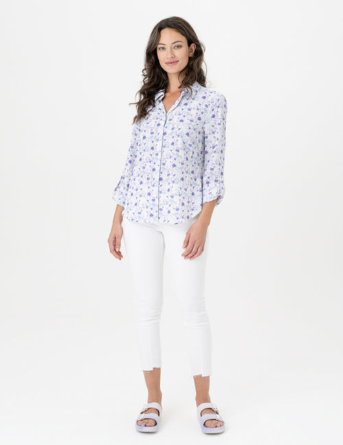 Renuar Essential Long Sleeve Collared Button-down Style R5028