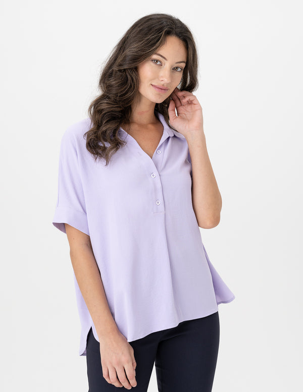 Renuar Casual Chic Short Sleeve Top Style R5042