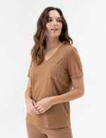 Renuar T-Shirt with Square Stich Detail Style R7744