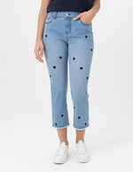 Renuar 5 Pocket Slim Crop Jeans R8106D*