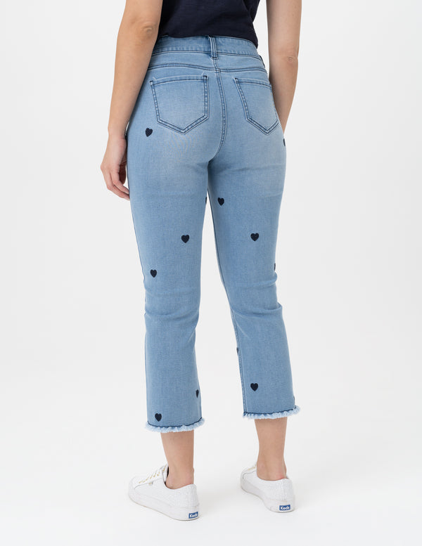 Renuar 5 Pocket Slim Crop Jeans R8106D*