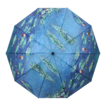 Raincaper Folding Travel Umbrella - Monet Water Lilies