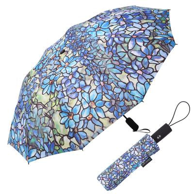 Raincaper Folding Travel Umbrella - Tiffany Clematis