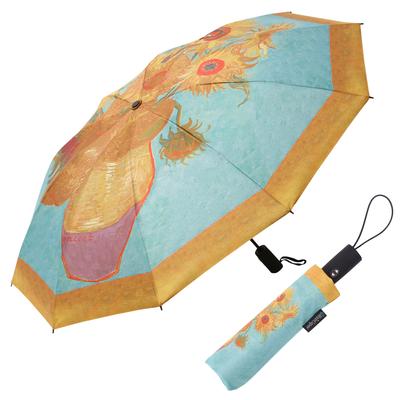 Raincaper Folding Travel Umbrella - Van Gogh Sunflower