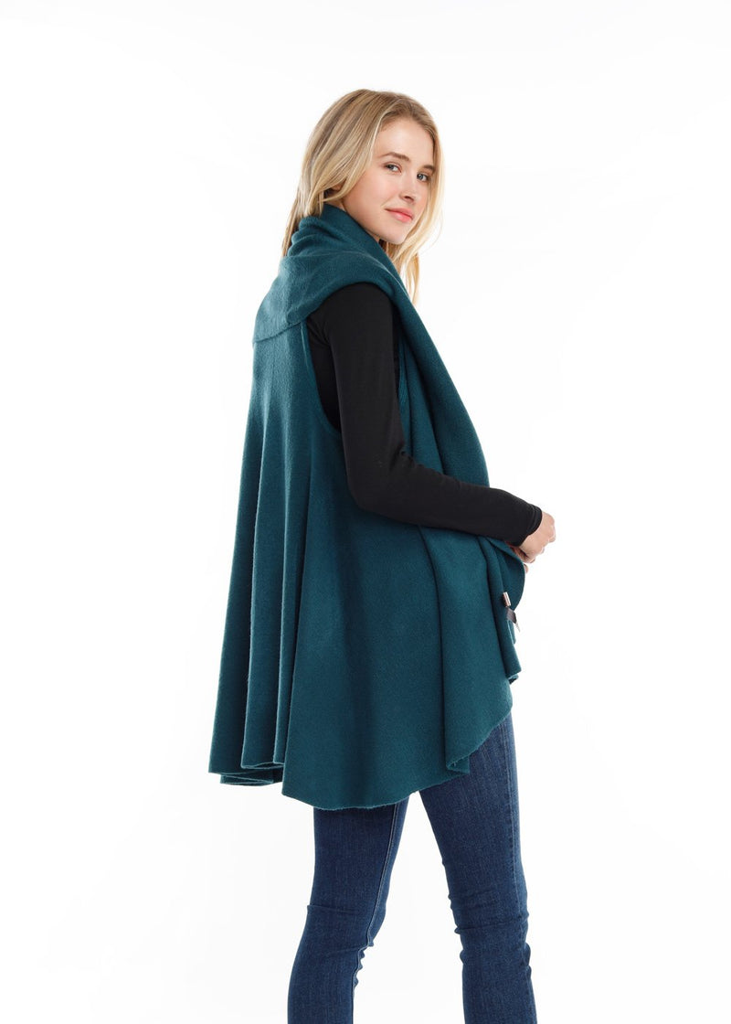 LOOK BY M Basic Shawl Vest SM139 - Main Image