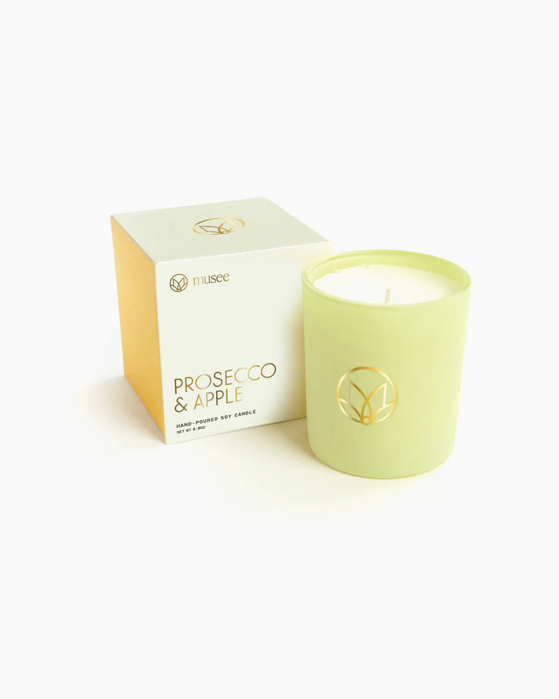 Musee Prosecco & Apple Candle