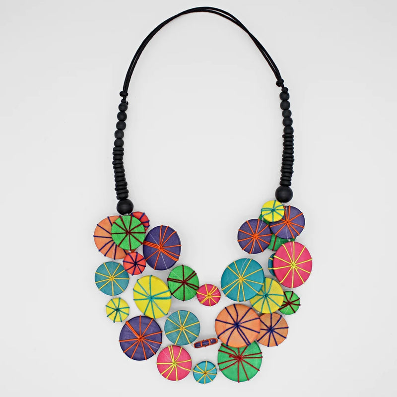 Sylca Multi-Color Fiesta Necklace Style TG23N07