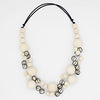 Sylca Cream Britta Bubble Necklace Style TG23N09