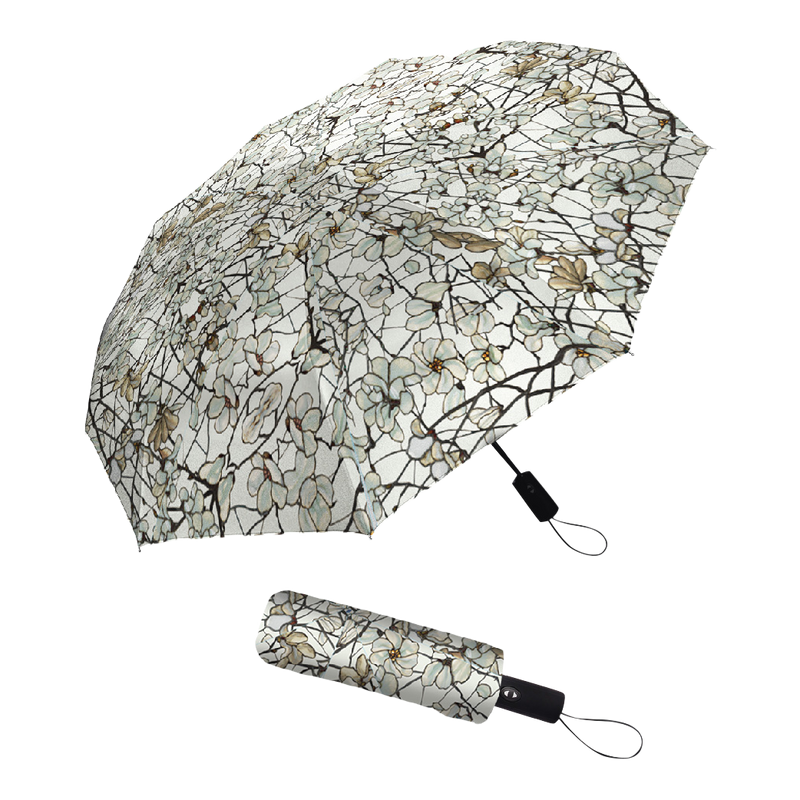 Raincaper Folding Travel Umbrella - Tiffany Magnolia