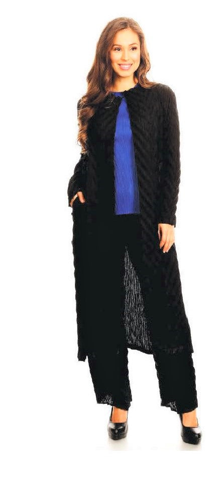VANITE COUTURE PLEATED DUSTER 58161