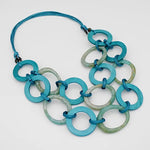 Sylca Turquoise Link Daniella Necklace UN23N02 TURQ