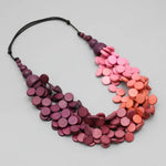 Sylca Ombre Wine Gillian Necklace TG22N17 WINE