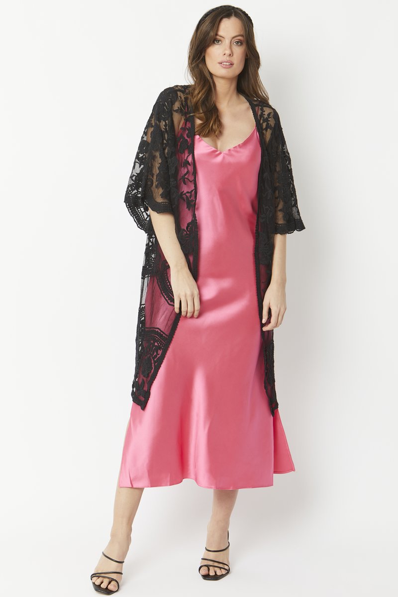 Jayley Vintage Embroidered Lace Kimono Product Code: CYJ145A