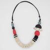 Sylca Contemporary Phoenix Necklace BP23N08 IVORY