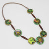 Sylca Allegra Sunburst Necklace BP23N01 GREEN