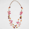 Sylca Lizzie Petal Necklace BP23N02 PINK