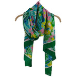 Spring Summer Abstract Floral Scarves