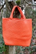 Jayley Hand Knitted Leather Tote Bag with Matching Purse PBG25A-D08