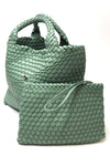 Jayley Hand Knitted Leather Tote Bag with Matching Purse PBG25A-07S
