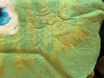 Felted shawls: TD English Rose~Lime S100-2