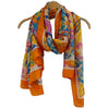 Spring Summer Abstract Floral Scarves