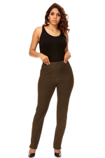 Sasha Denim Pants Sizes 2-18 Brown (New Color)